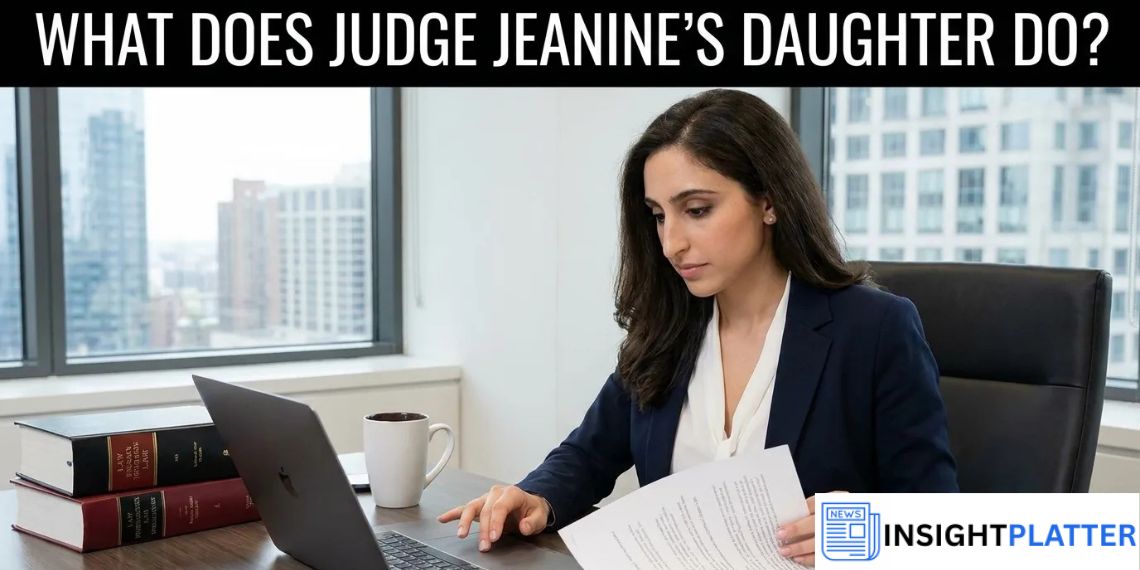 what does judge jeanine's daughter do?