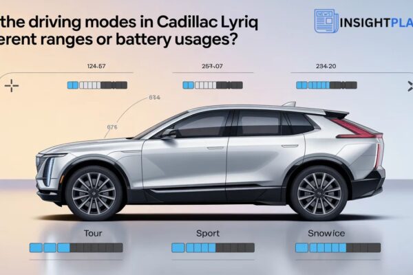 do the driving modes in cadillac lyriq offer different ranges or battery usages?